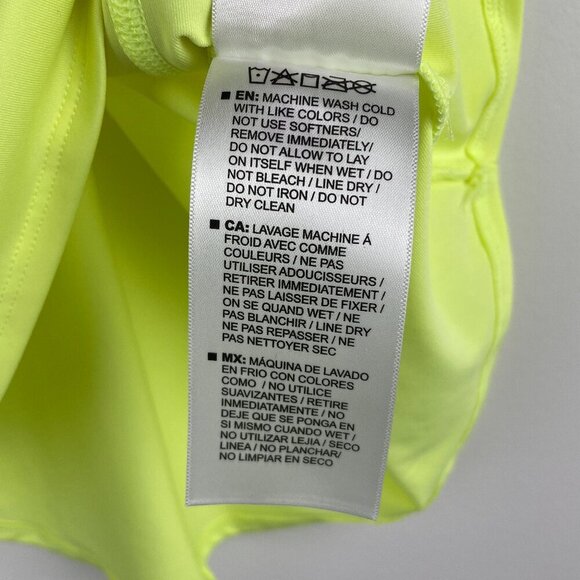 Women’s Pony Workout Neon Yellow Tank - Like New - Size Small - Picture 6 of 7